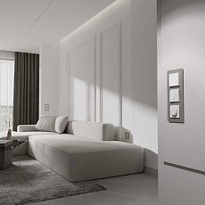 Рамка Werkel Senso на 3 поста дымчатый W0033117 4690389206450 2