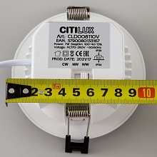 Встраиваемый светодиодный светильник Citilux Акви CLD008110V 1