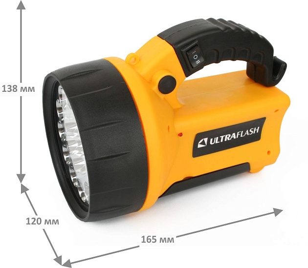 Рабочий светодиодный фонарь-прожектор Ultraflash Accu Profi аккумуляторный 190х137 70 лм UF3712LED  8310 фото 3