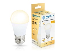 Лампа светодиодная Шар G45 13W 2700K Ambrella light Bulding 451303 2