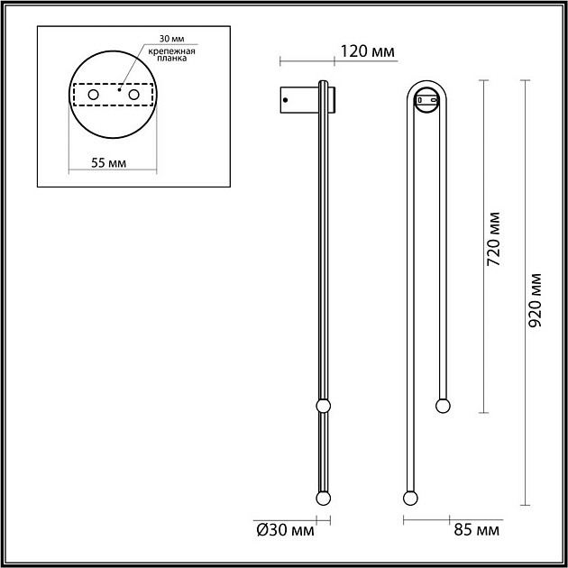 Настенный светильник Odeon Light MEMFI 6633/18WL изображение 3 Настенный светильник Odeon Light MEMFI 6633/18WL Фото № 3