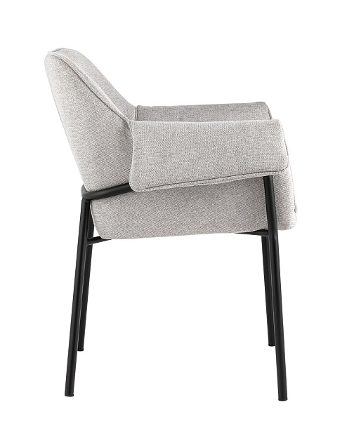 Кресло Stool Group Бесс рогожка светло-серый FDC9469P BEL-40 Фото № 4