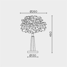 Настольная лампа Modelux Modestyle MS.110.01TL WH 2