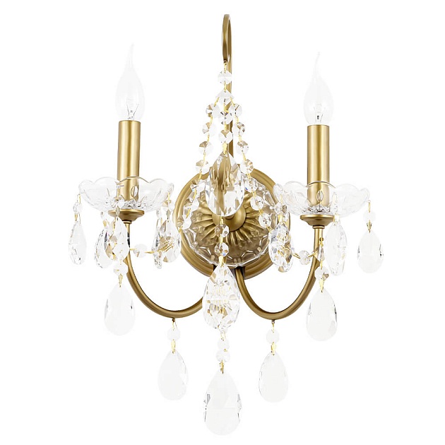 Бра Crystal Lux Odelis AP2 Gold Фото № 1