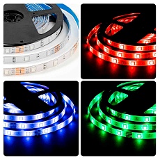 Светодиодная лента OGM 7,2W/m 30LED/m 5050SMD разноцветный (RGB) 5M LSE-284 1