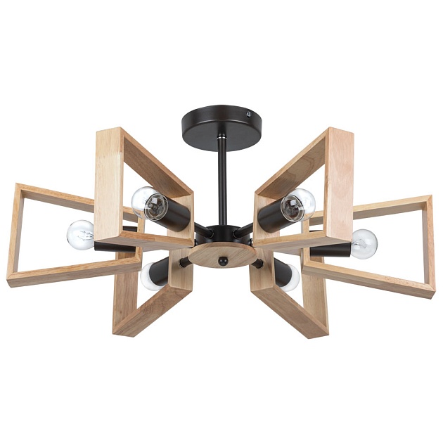 Потолочная люстра Arte Lamp Brussels A8030PL-6BK Фото № 1