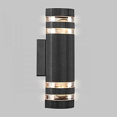 Уличный настенный светильник IMEX IL.0014.0025-2-BK 1