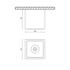 Потолочный светодиодный светильник DesignLed DL-SPL SPL-CB-18-WH-NW 005430 1