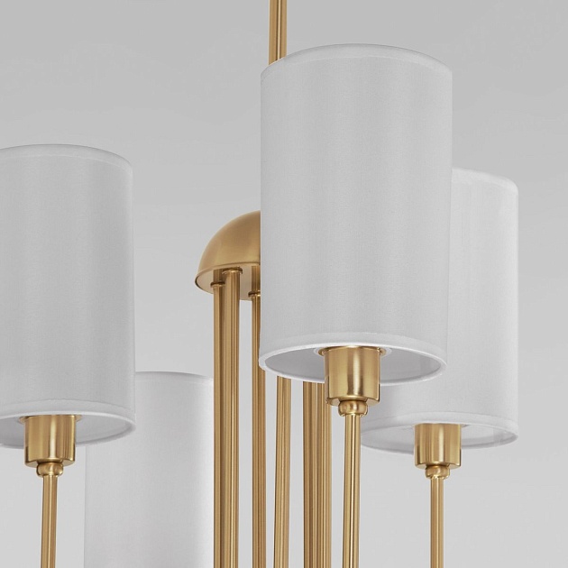 Подвесная люстра Eurosvet Abbey 60164/6 латунь Smart Фото № 4