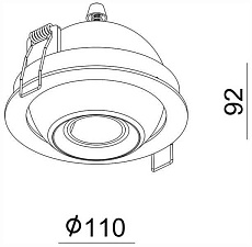 Встраиваемый светодиодный спот Deko-Light Bellatrix 565340 1