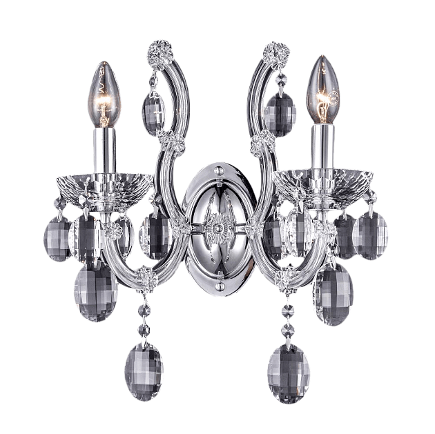 Бра Crystal Lux Hollywood AP2 Chrome Фото № 2