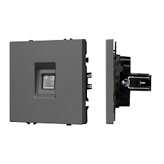 Механизм компьютерной розетки SCT-NOBE-MPC1-SFPL-GR (RJ-45, CAT6) Arlight 054307