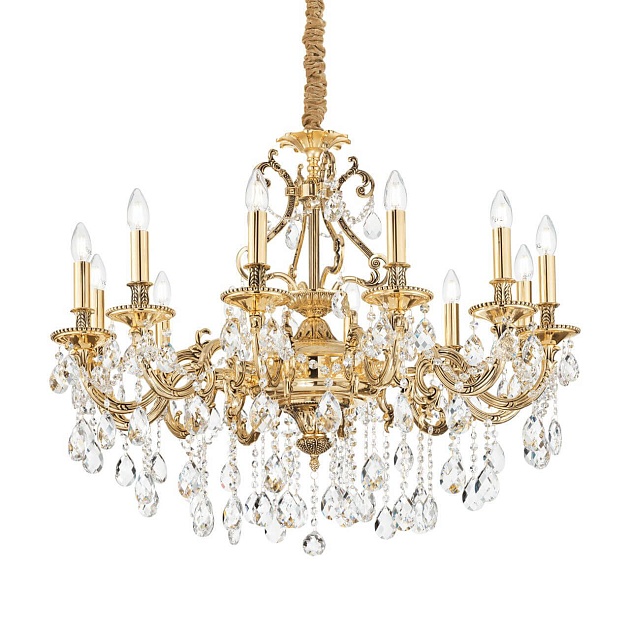 Подвесная люстра Ideal Lux Gioconda SP12 Oro 164960 Фото № 1