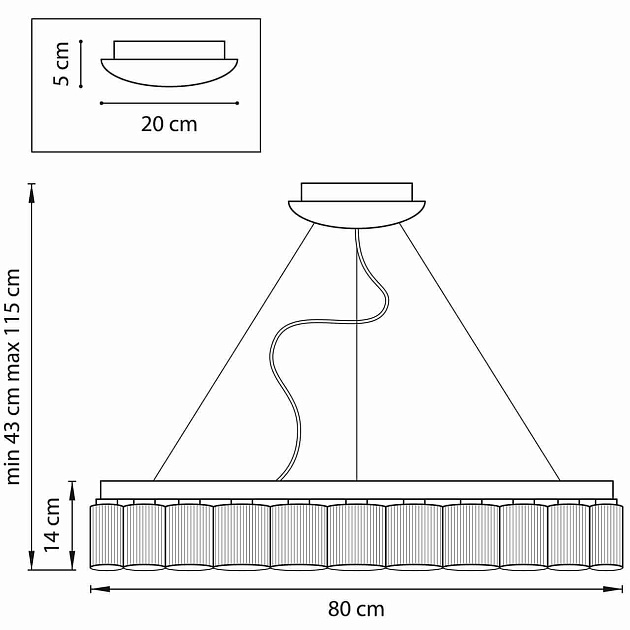 Подвесная светодиодная люстра Lightstar Nibbler 812236 Фото № 4