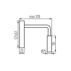 Настенный светодиодный светильник Kanlux TONIL II LED W 32523 1