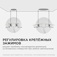 Светодиодная панель безрамочная Apeyron 06-105 2