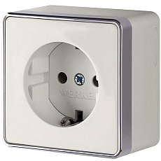 Розетка с заземлением Werkel Gallant слоновая кость W5071003 4690389164477