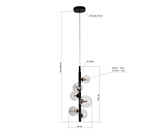 Подвесная люстра Kink Light Иона 09408-6A,19 1