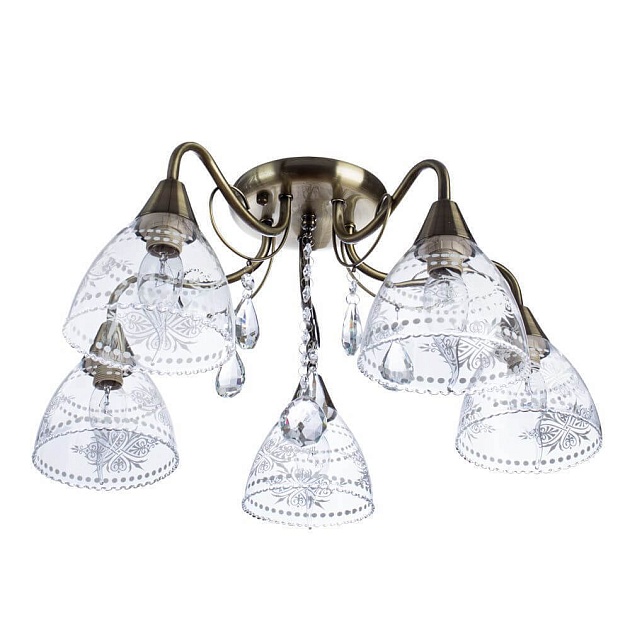 Потолочная люстра Arte Lamp Rugiada A1658PL-5AB Фото № 1