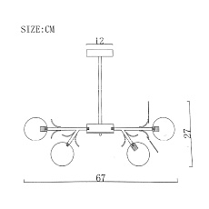Подвесная люстра Imperium Loft Matisse 167127-26 5