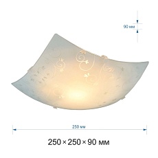 Настенно-потолочный светильник Apeyron 16-186 1