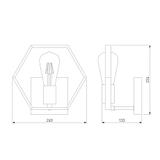 Бра Eurosvet Arnia 70117/1 черный 1