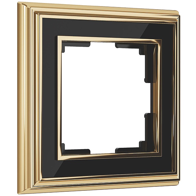 Рамка Werkel Palacio на 1 пост золото/черный WL17-Frame-01 4690389103582 фото 