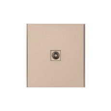 Розетка STRONG TV с/у шелк KRANZ KR-78-0723-8