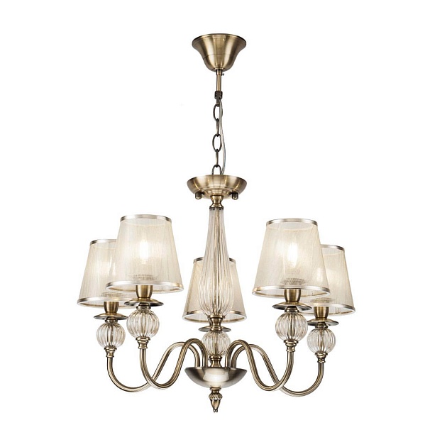 Подвесная люстра Freya Inessa FR2685PL-05BZ Фото № 1