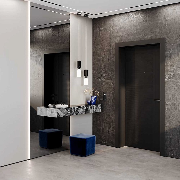 Рамка стеклянная Voltum S70 на 2 поста, (черный,стекло) VLS110208 Фото № 4