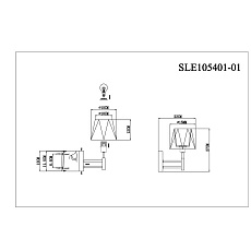 Бра Evoluce Lagoro SLE105401-01 1