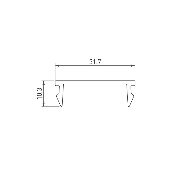 Рассеиватель Arlight Line-S-W32-3000 Opal 042904 Фото № 2