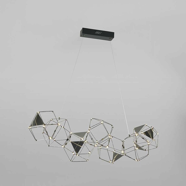 Подвесная светодиодная люстра Eurosvet Uma 90368/7 черный жемчуг изображение 1 Подвесная светодиодная люстра Eurosvet Uma 90368/7 черный жемчуг Фото № 1