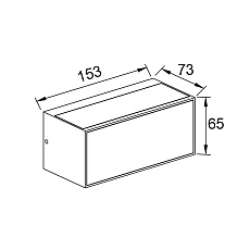 Настенный уличный светильник Mantra CANCUN 9096 1