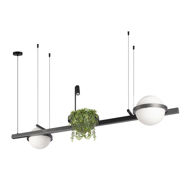Подвесной светодиодный светильник Loft IT Jardin 10121/D Dark grey Фото № 3