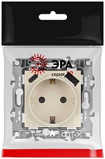Розетка ЭРА Серия 12 12-4108-02 2P+E 16A-250В со шторками с USB type-A+C 5В-3А слоновая кость Б0067731 4