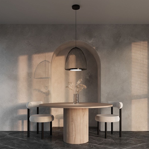 Подвесной светодиодный светильник Eurosvet Comodita 40010/1 LED черный Фото № 7