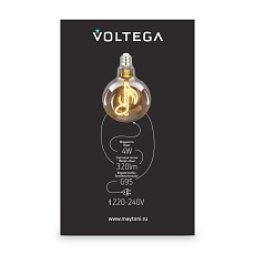 Лампа светодиодная филаментная Voltega 271 E27 4W 2500K желтая 8557 1