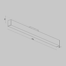 Трековый светодиодный светильник для магнитного шинопровода Maytoni Track lamps TR012-2-20W3K-B 4