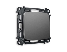 Комплект механизма 1-кл выключателя AMBRELLA VOLT OMEGA Антрацит серый QUANT (OP6510, VM101) MO651010