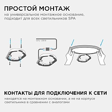 Накладной светильник Apeyron 18-147 2