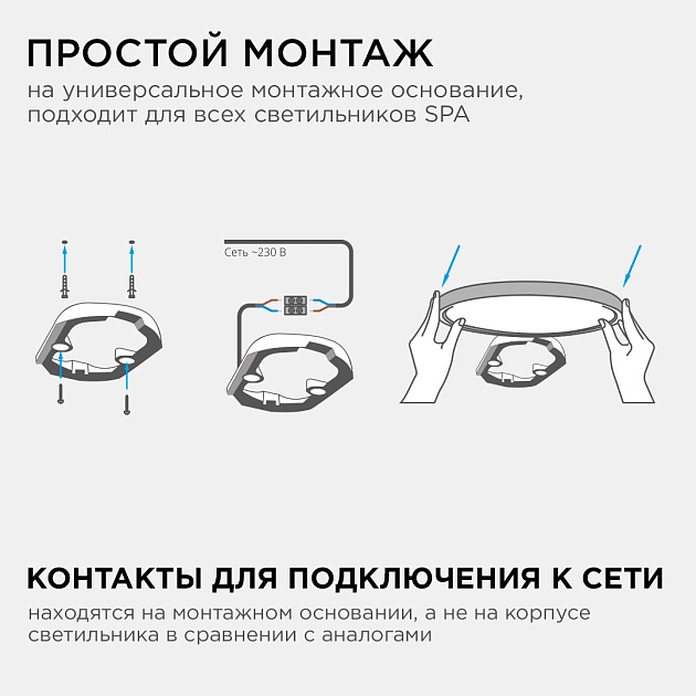 Накладной светильник Apeyron 18-147 изображение 3 Накладной светильник Apeyron 18-147 Фото № 3