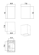 Уличный настенный светильник Arte Lamp Artefact A3404AL-1BK 1