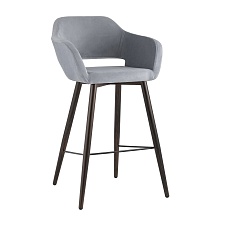Барный стул Stool Group Саймон велюр серый fb-saimon-b-awd-vl-12