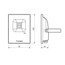 Прожектор светодиодный Arlight 10W 6400K AR-Flat-Ice-10W-220V White 023567 5