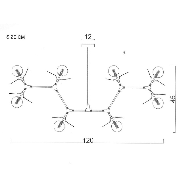 Потолочная люстра Imperium Loft Matisse 191894-26 изображение 3 Потолочная люстра Imperium Loft Matisse 191894-26 Фото № 3