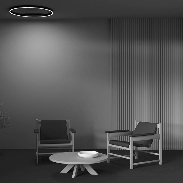 Потолочный светодиодный светильник Maytoni Rim MOD058CL-L50BK Фото № 8