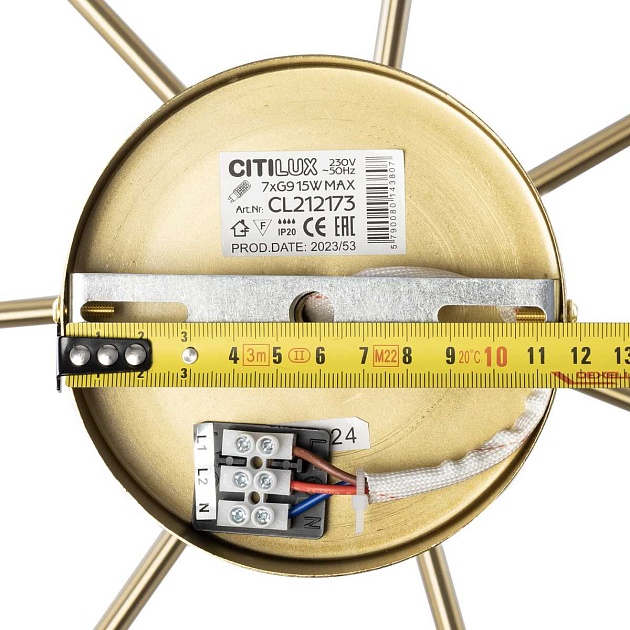 Люстра на штанге Citilux TONGA CL212173 изображение 3 Люстра на штанге Citilux TONGA CL212173 Фото № 3