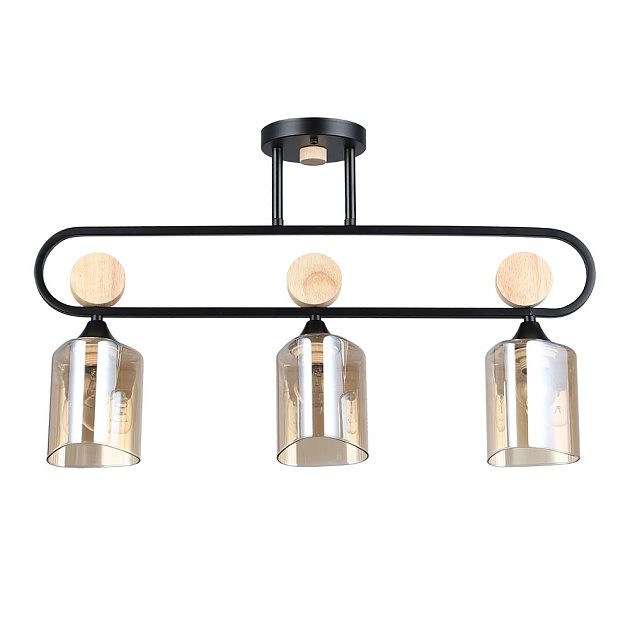 Потолочный светильник Arte Lamp GLAMORE A5076PL-3BK изображение 1 Потолочный светильник Arte Lamp GLAMORE A5076PL-3BK Фото № 1