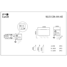 Настенный светильник Evoluce Dahlia SLE1120-101-02 1